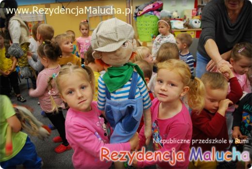 Teatrzyk w przedszkolu "Lokomotywa", przedstawienie pt.:"Pinokio" - 1